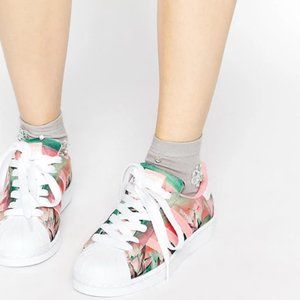 Adidas Originals Superstar x Farm Print Sneakers